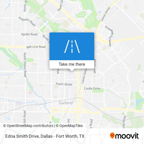 Edna Smith Drive map