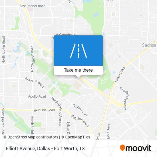 Elliott Avenue map