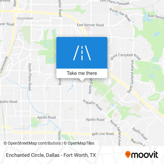 Mapa de Enchanted Circle