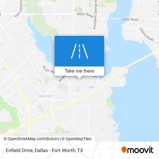 Mapa de Enfield Drive