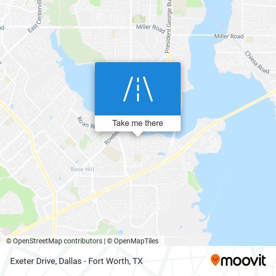 Mapa de Exeter Drive