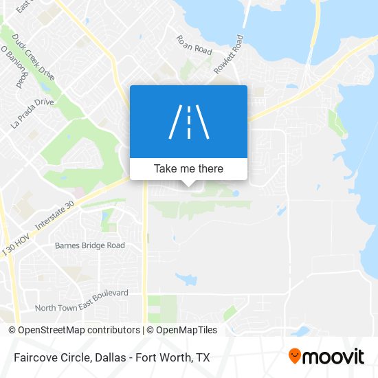 Faircove Circle map