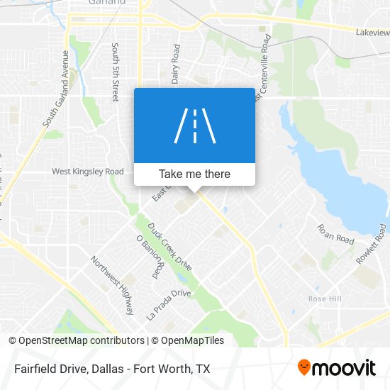 Mapa de Fairfield Drive