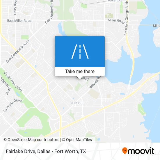 Fairlake Drive map