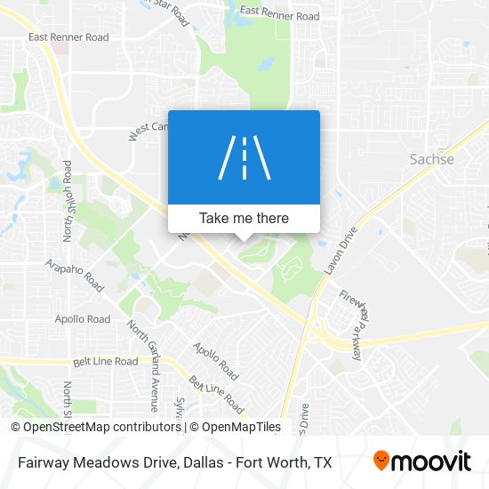 Mapa de Fairway Meadows Drive
