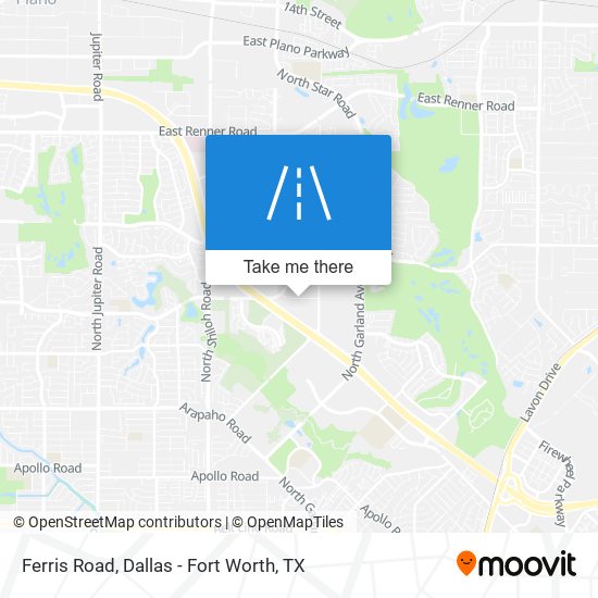 Mapa de Ferris Road