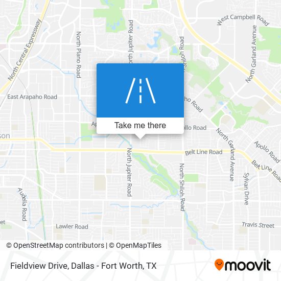 Fieldview Drive map