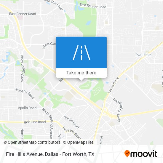 Fire Hills Avenue map