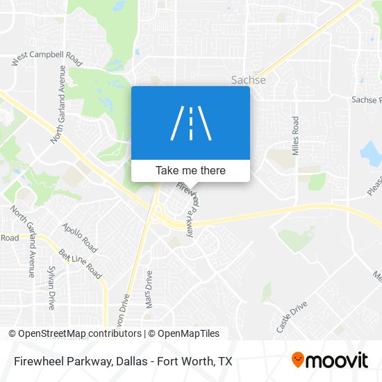 Firewheel Parkway map