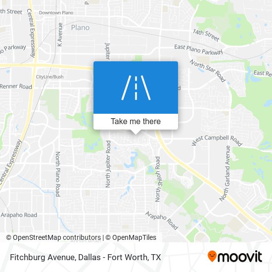 Mapa de Fitchburg Avenue