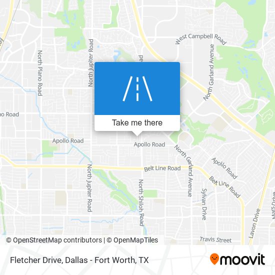 Mapa de Fletcher Drive