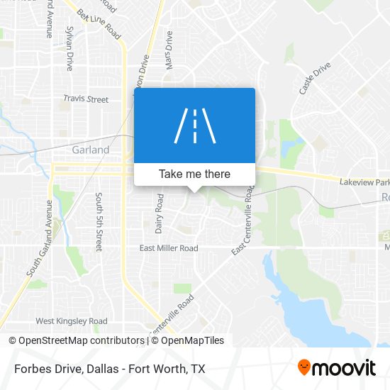 Forbes Drive map