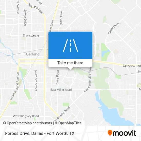 Forbes Drive map