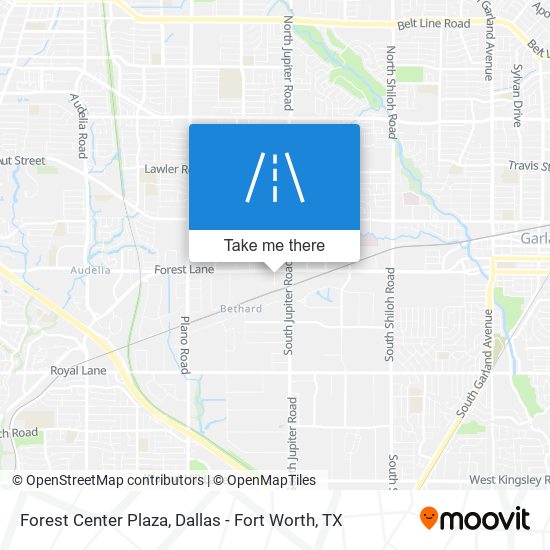 Forest Center Plaza map