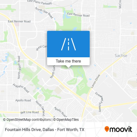 Fountain Hills Drive map
