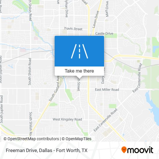 Freeman Drive map