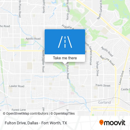 Mapa de Fulton Drive