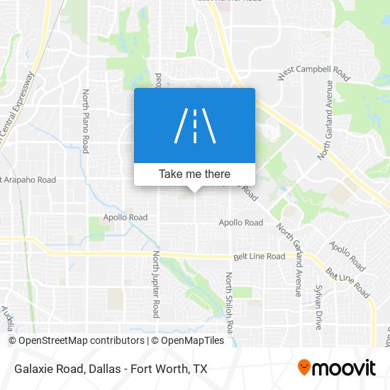 Galaxie Road map
