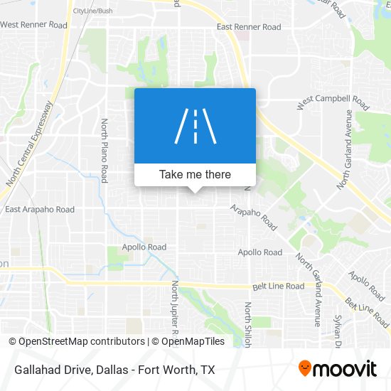 Gallahad Drive map