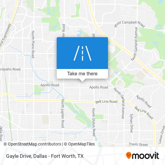 Gayle Drive map