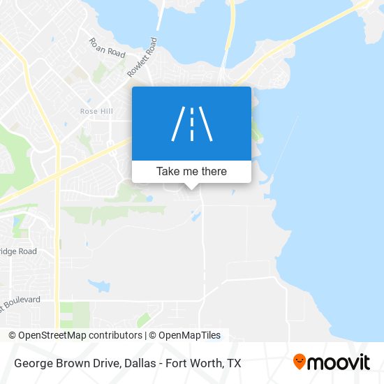 George Brown Drive map