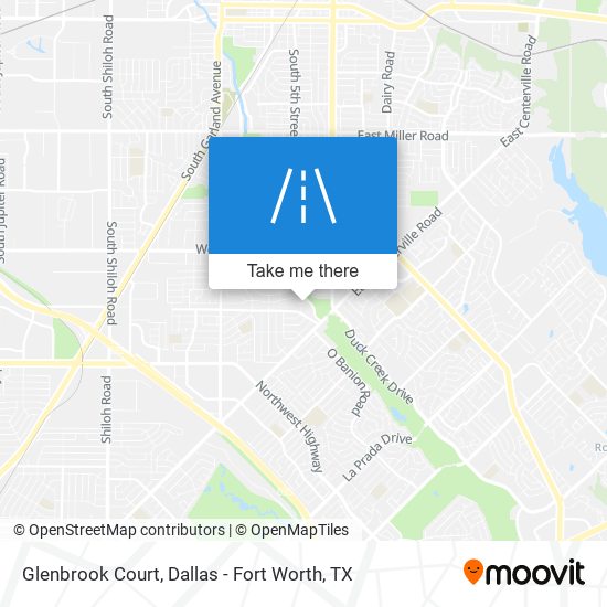 Glenbrook Court map
