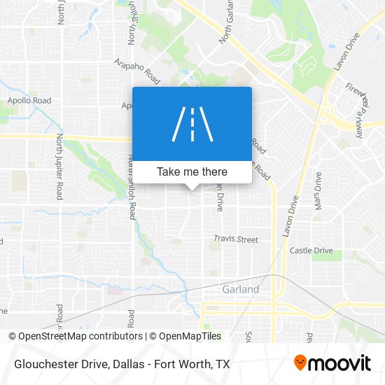 Glouchester Drive map
