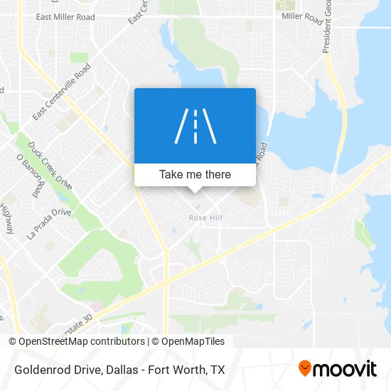 Goldenrod Drive map