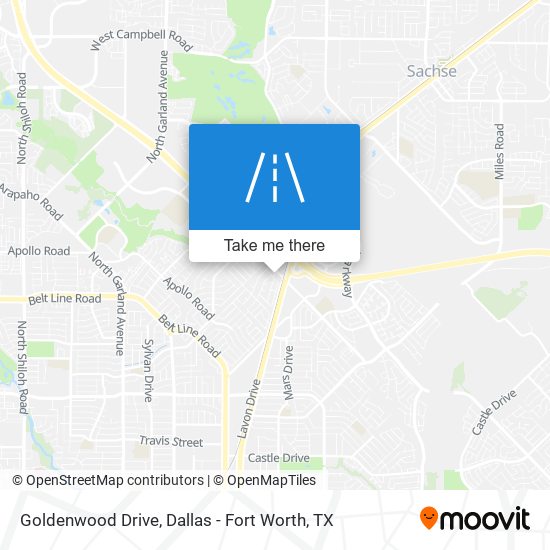 Mapa de Goldenwood Drive
