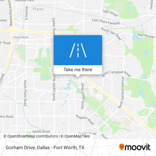 Gorham Drive map