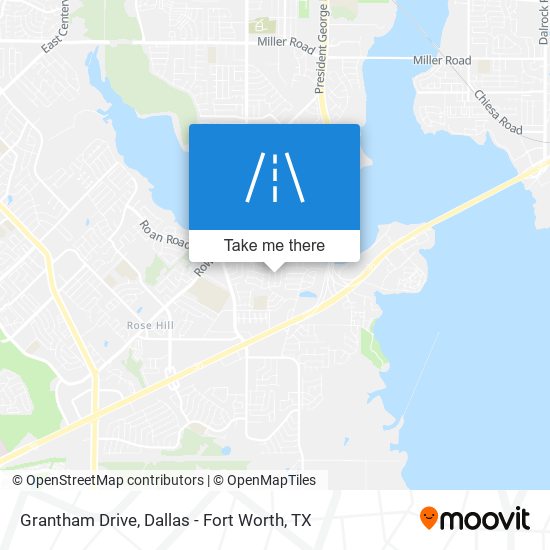 Grantham Drive map