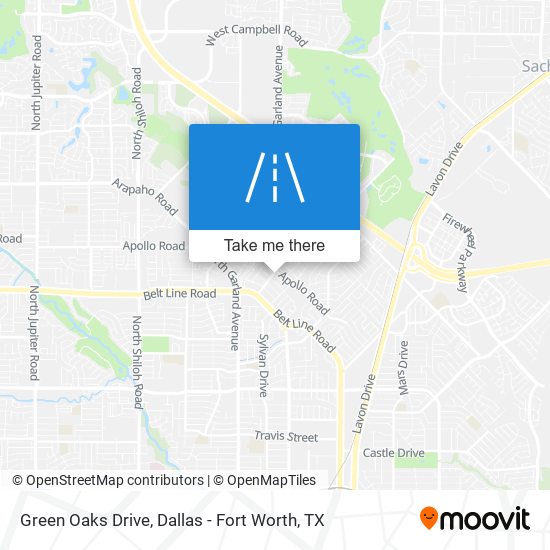 Green Oaks Drive map