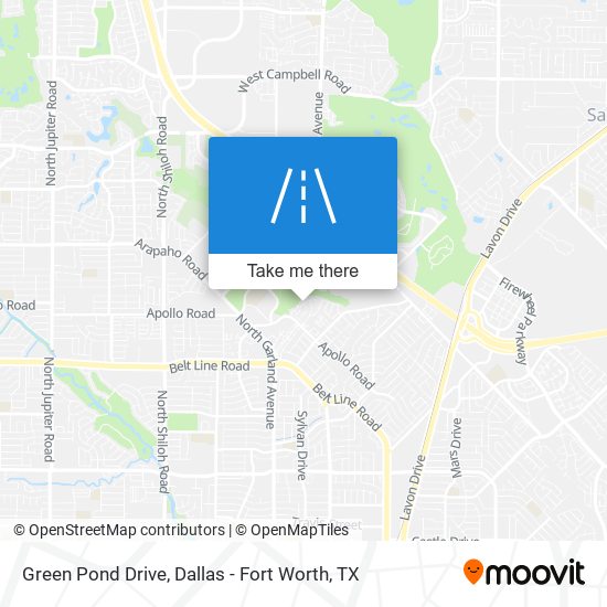 Green Pond Drive map