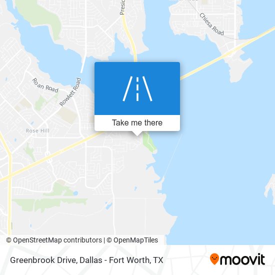 Mapa de Greenbrook Drive