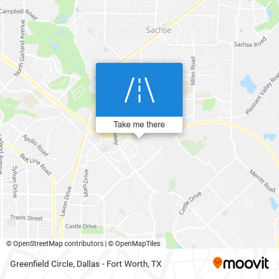 Greenfield Circle map