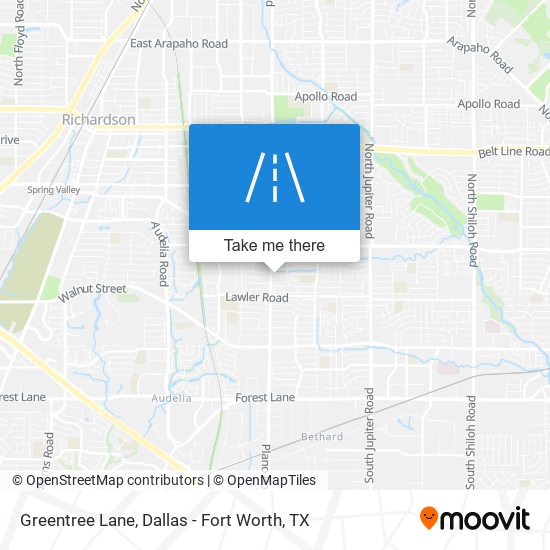 Mapa de Greentree Lane
