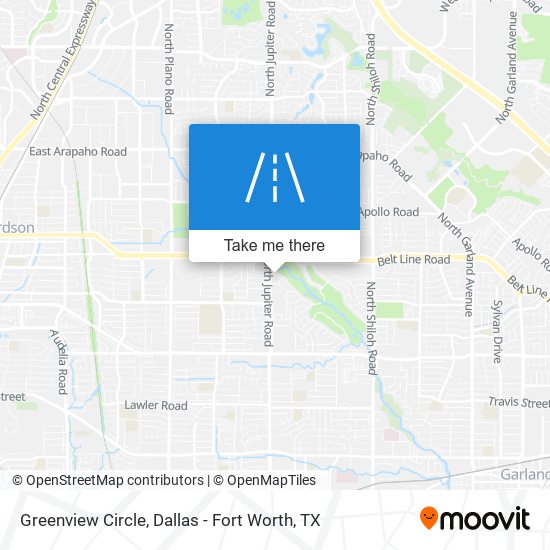 Greenview Circle map