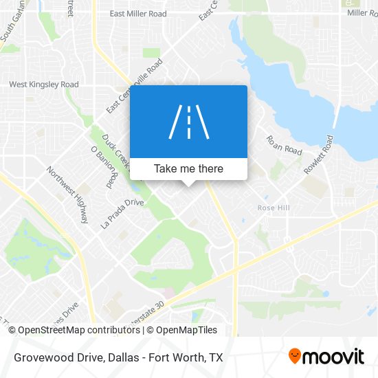 Grovewood Drive map