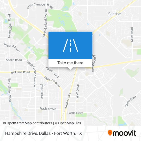 Hampshire Drive map