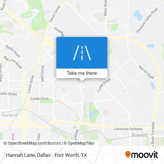 Hannah Lane map