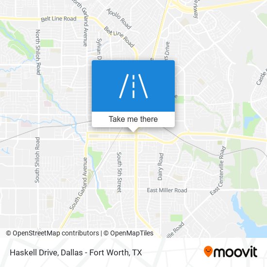 Haskell Drive map