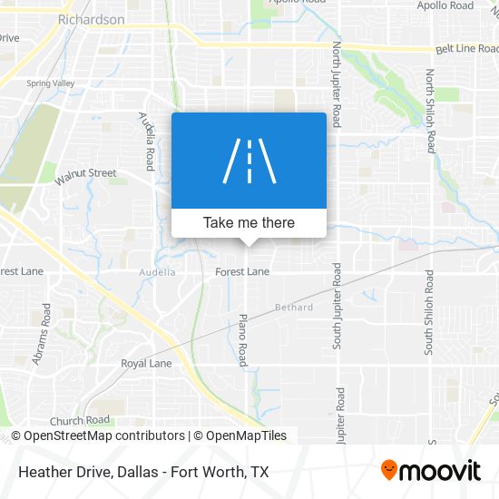 Heather Drive map
