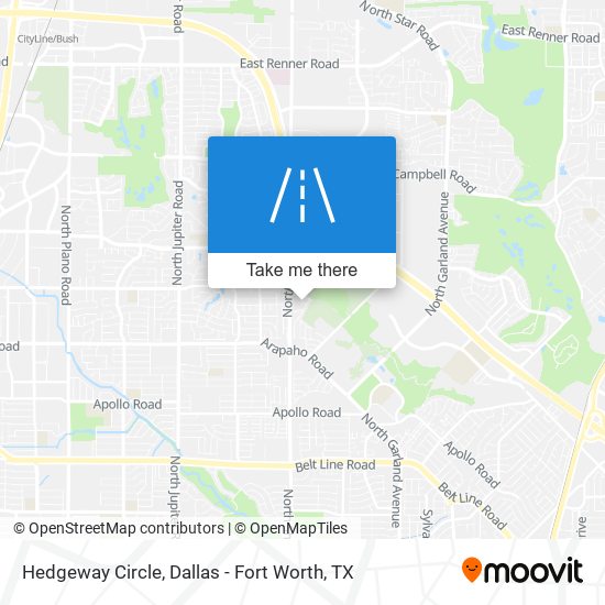 Hedgeway Circle map