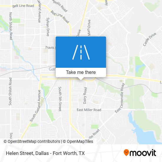 Helen Street map