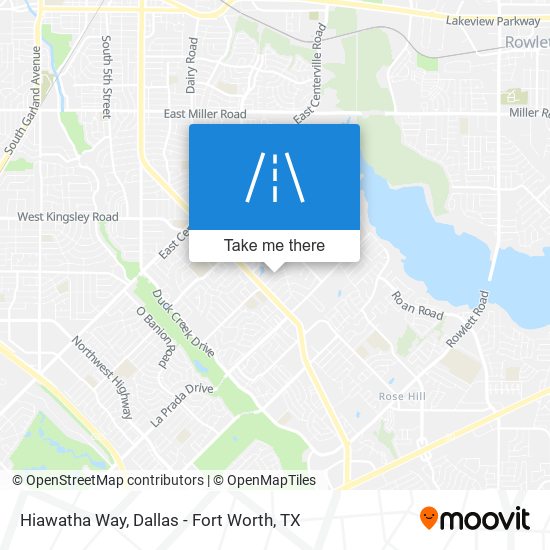 Hiawatha Way map