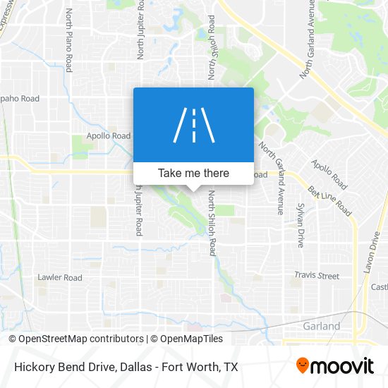 Hickory Bend Drive map