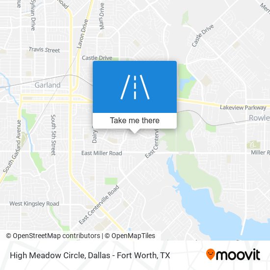 Mapa de High Meadow Circle