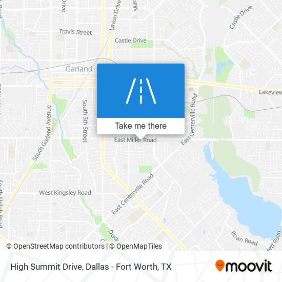 High Summit Drive map