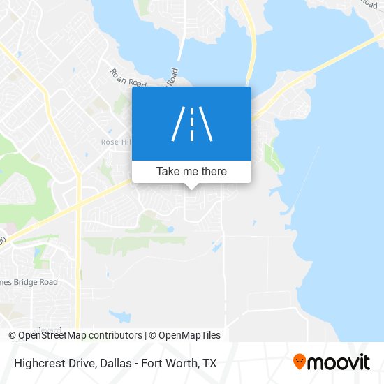 Highcrest Drive map