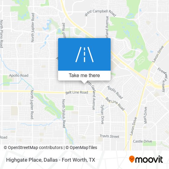 Highgate Place map